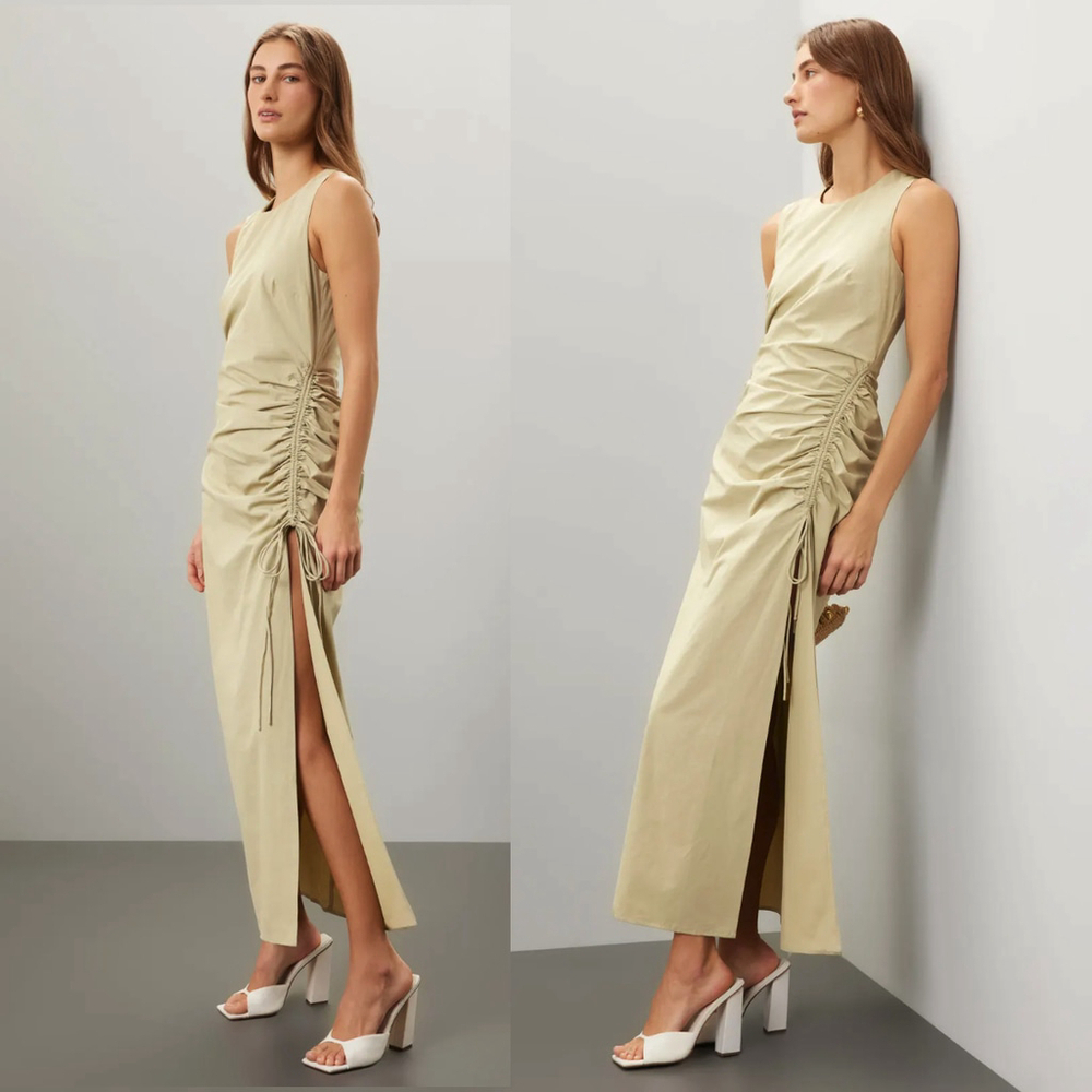 THIRD FORM Drawn Deep Tank Maxi Dress Size 6